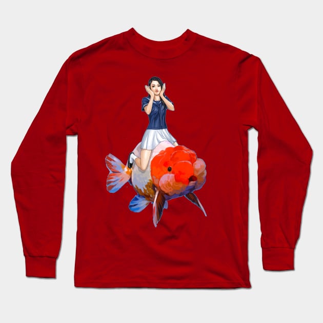 Golden Fish Long Sleeve T-Shirt by Cocktail